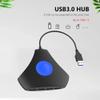 USB Hub Portable 4 Port USB 3.0 HUB High Speed 5Gbps Multi USB Splitter Expander Adapter for PC Computer Accessories view 2