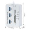 Splitter Hub Multi Port with Card Reader All in for Computer Accessories (OneColor 1) view 2