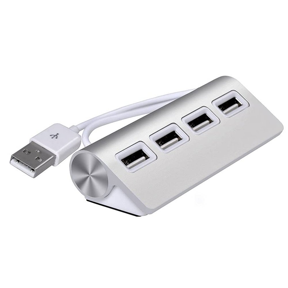 HUB USB 4 Port USB 2.0 Port PC Tablet Portable OTG Aluminium USB Splitter C?ble Accessoires