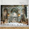 10x8ft Children Christmas Backdrop Winter Christmas Holiday Adult Family Photography Party Baby Portrait Photo Background Banner view 3
