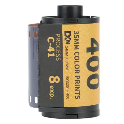Camera Color Film, Fine Grain Wide Exposure Latitude, 320-400 ISO 35mm High Sharpness High Resolution Camera Color Print Film for 135 Cameras (8 Sheet)