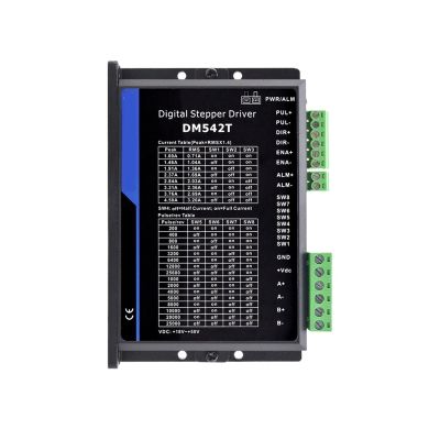 Huayong Motor Driver DM542T Stepper Motor Driver 1.0-4.2A 20-50VDC 2-Phase Digital Stepper Motor Controller for Nema 17/23 Stepper