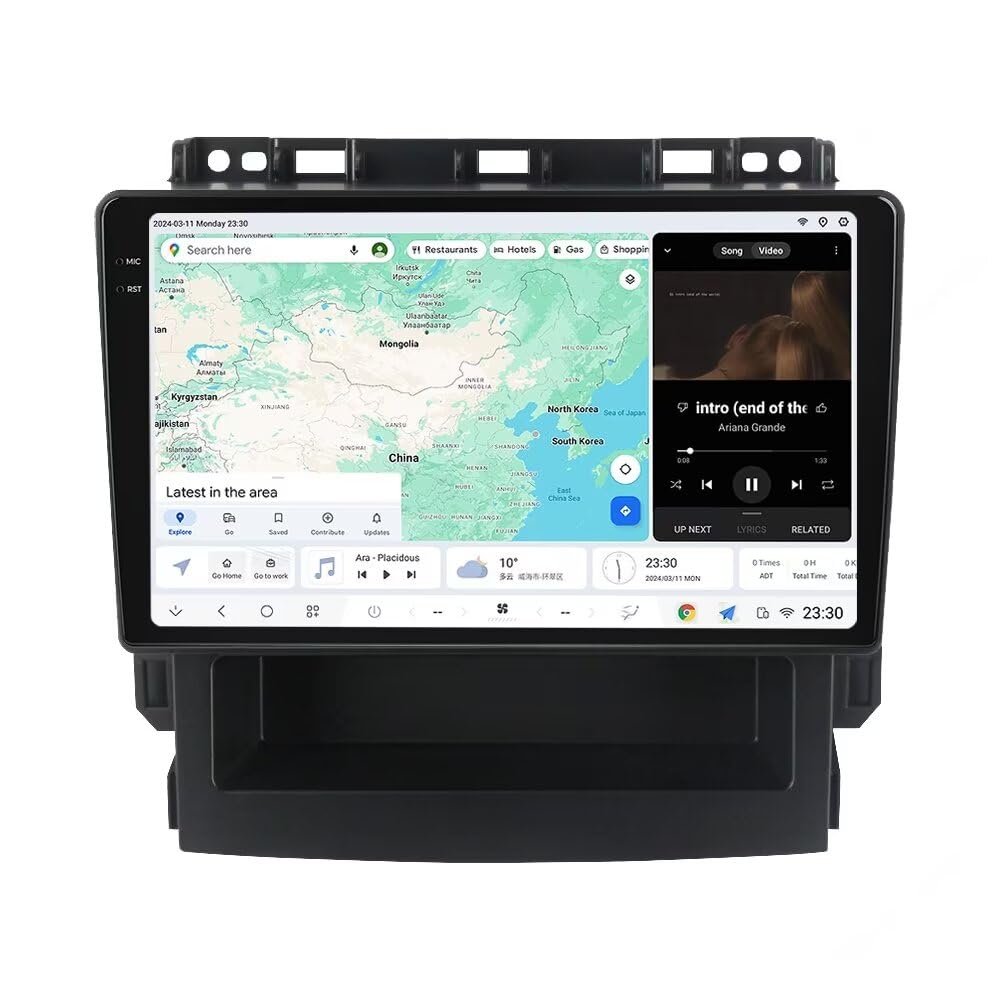 DUDUAUTO Android 13 Radio Stereo for Subaru Forester 2017-2020, Biorunn DUDU7 9.5 Inch 2K Dual Band GPS Wireless Car-Play Android Auto Navi Head Unit DSP AMP,8GB RAM 128GB ROM