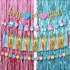KatchOn, Pink and Blue Foil Fringe - 6.4x8 Feet, Pack of 2 | Boy or Girl Banner and Garland Set - 10 Feet | Girl or Boy Gender Reveal Decorations | Boy or Girl Gender Reveal Banner | Baby Shower Decor view 1