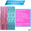 KatchOn, Pink and Blue Foil Fringe - 6.4x8 Feet, Pack of 2 | Boy or Girl Banner and Garland Set - 10 Feet | Girl or Boy Gender Reveal Decorations | Boy or Girl Gender Reveal Banner | Baby Shower Decor view 4