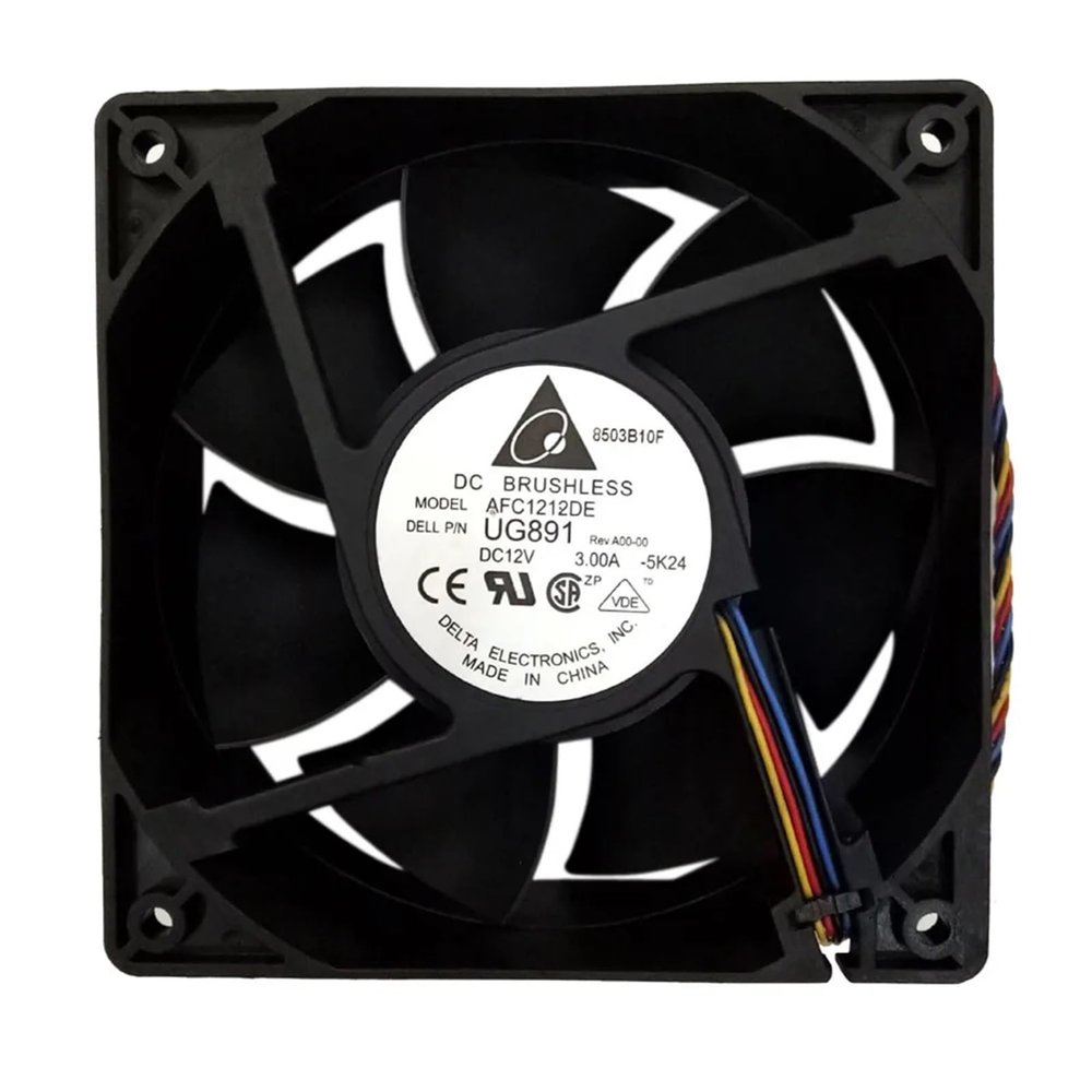 120x120x38mm 12v Ball Bearing Fan for S7 S9 6000RPM 120mm 4-pin High RPM Speed Air Flow Miner Cooling Fans
