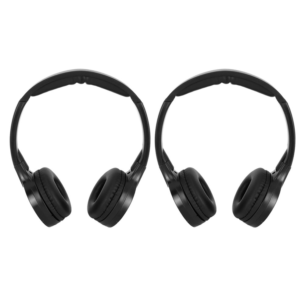 Zohisin Quality Car Earphone 20.015.08.0 2 Channel Cordless Infrared Stereo Headphone for DVD IR Earphone Convenient to Use
