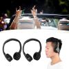 Zohisin Quality Car Earphone 20.015.08.0 2 Channel Cordless Infrared Stereo Headphone for DVD IR Earphone Convenient to Use view 3