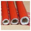 1Meter Thick White/Black/Blue 4-130mm High Temprature Silicone Rubber Fiberglass Sleeve Cable Wire Insulating Protection Tube(Blue,60mm) view 3