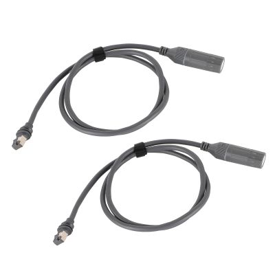 Zunate SPX Plug to RJ45 Adapters, IP68 Cable RJ45 Female Connector, Ethernet Adapter for Gen 3 Dish Router (2M+2M)