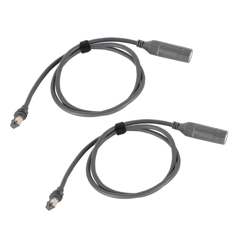 Zunate SPX Plug to RJ45 Adapters, IP68 Cable RJ45 Female Connector, Ethernet Adapter for Gen 3 Dish Router (2M+2M)