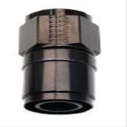 Fragola 5100106 -6AN Real Street Crimp-On Str Hose End - Black (For 6000 Hose)