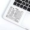 2 Set of Windows & Word+Excel Shortcut Stickers Quick Reference Guide, Efficiency Booster for All PC Laptop or Desktop view 1