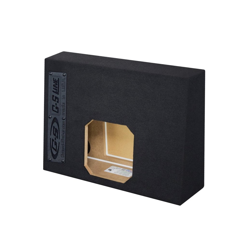 8" Single Sealed Solo Baric Shallow Mount Sub Box Slim Speaker Box Subwoofer Enclosure