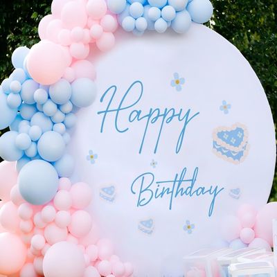 Birthday Party Wall Decor & Arch Backdrop for Boys & Girls