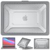 nincyee Hybird Case Compatible for MacBook Pro 13" 2022/2020/2018,Classic Business Honeycomb PC Hard Shell + TPU Cover with Foldable Kickstand view 1