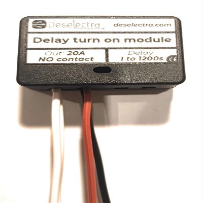 Mini Timer Switch Delay Relay, 1 to 20min, 12V/12A, for Car Daylights