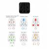 4 Pack US Travel Plug Adapter, EU,AU,UK,CN,to USA(Type B),Grounded 3 Prong for USA Wall Plug,Wall Outlet Power Charger Converter view 4
