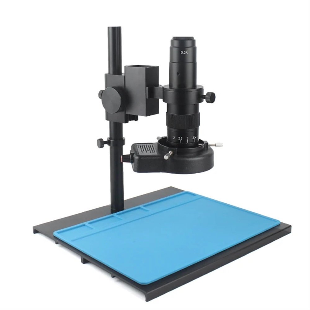 LIUZHENZHEN 38MP 2K HDMI USB Digital Video Monocular Microscope Camera Continus Zoom 120X 300X C-Mount Soldering Mobile Phone Repair Tools(J 180X NO Camera)