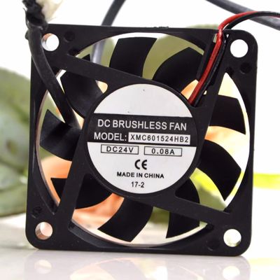 CAXFRTE for XMC601524HB2 6CM/cm 24V 0.08A DC Cooling Fan, black