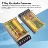 1 Pair 2 Way Car Audio Crossover, Car Electronic Audio Crossover Speaker Crossover Overcurrent Reasonable Line Universal for Vehicle view 2