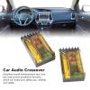 1 Pair 2 Way Car Audio Crossover, Car Electronic Audio Crossover Speaker Crossover Overcurrent Reasonable Line Universal for Vehicle view 4