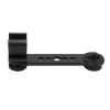 Triple Cold Shoe Mount Plate, Aluminium Alloy Microphone Stand Mount Adapter for Tripod Monopod Stabilizer,for Photography, Vlogs, Interviews (Black) view 1