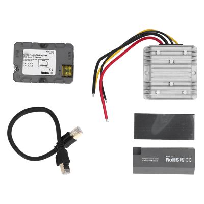 150W PoE Injector Kit for V2 Internet Kit Satellite Cable Adapter to RJ45 DC Boost Converter 12V to 48V for Routers
