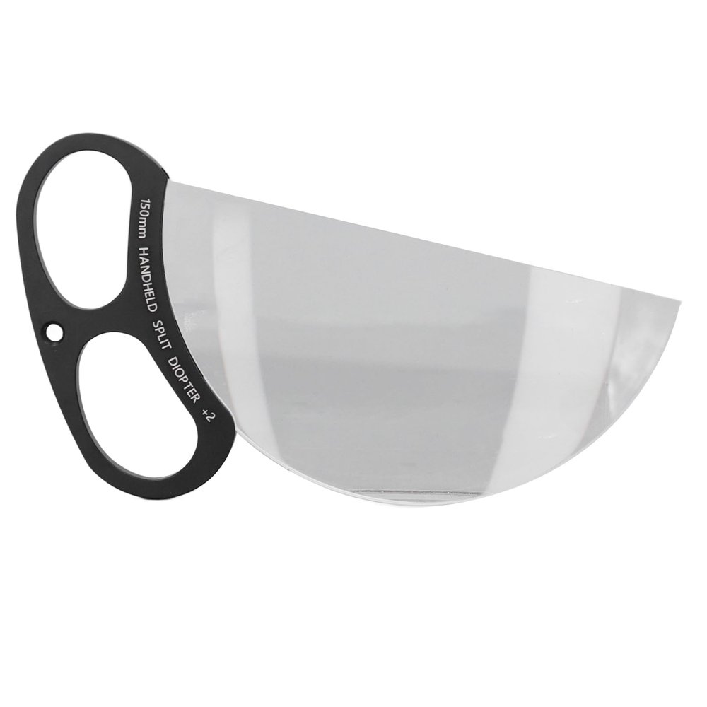 150mm Handheld Split Diopter Lens Filter with 2 Prism for Photography