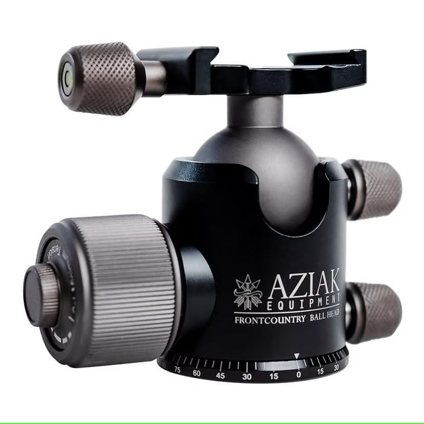 Aziak Equipment Frontcountry Ball Head Tripod for glassing, Photography, and Shooting