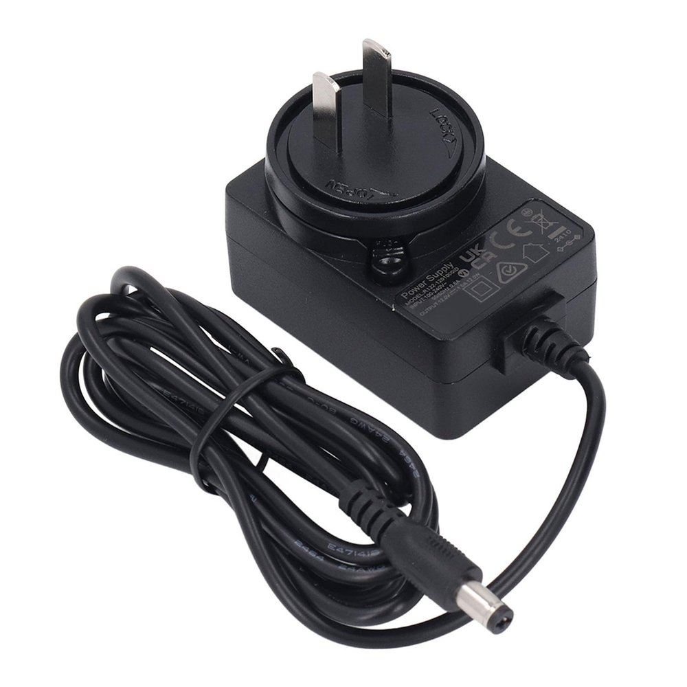 AC Adapter, Power Supply Charger 12V 1A with 5.5x2.1mm DC Jack, 60,000 Hours for