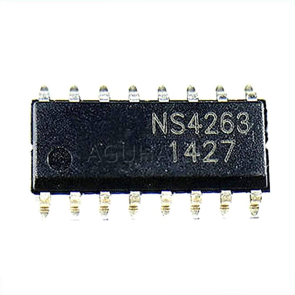 5pcs/lot NS4263 SOP16 SMD 3W Dual Channel Class AB Class D Switching Audio Amplifier