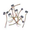 DirectNine Basics 10 Pcs 616E 4P4C RJ11 Female Telephone Connector Adapter 4 Wires 8cm, WYC_DJFF_10114 view 3