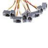 DirectNine Basics 10 Pcs 616E 4P4C RJ11 Female Telephone Connector Adapter 4 Wires 8cm, WYC_DJFF_10114 view 4
