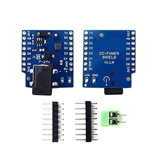 DirectNine Basics 10PCS for WEMOS D1 Mini DC Power Shield V1.1.0 Development Board for Wemos D1 Mini Shield, WYC_DJFF_10248