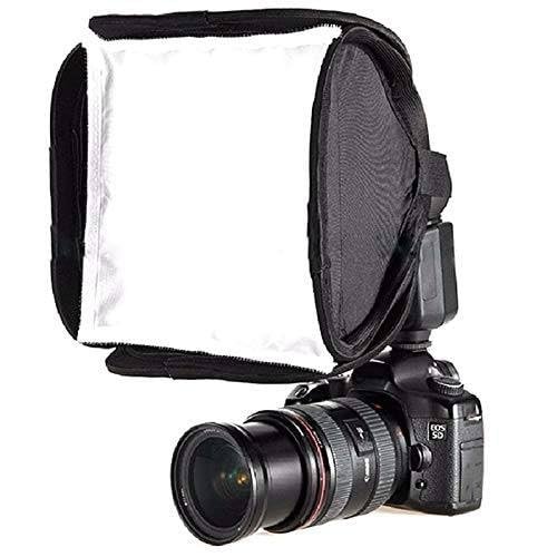 DirectNine Basics Camera Flash Diffuser 23cm Mini Portable 9inch Softbox Diffuser for Flash/Speedlite/Speedlight 23x23cm, WYC_DJFF_11312