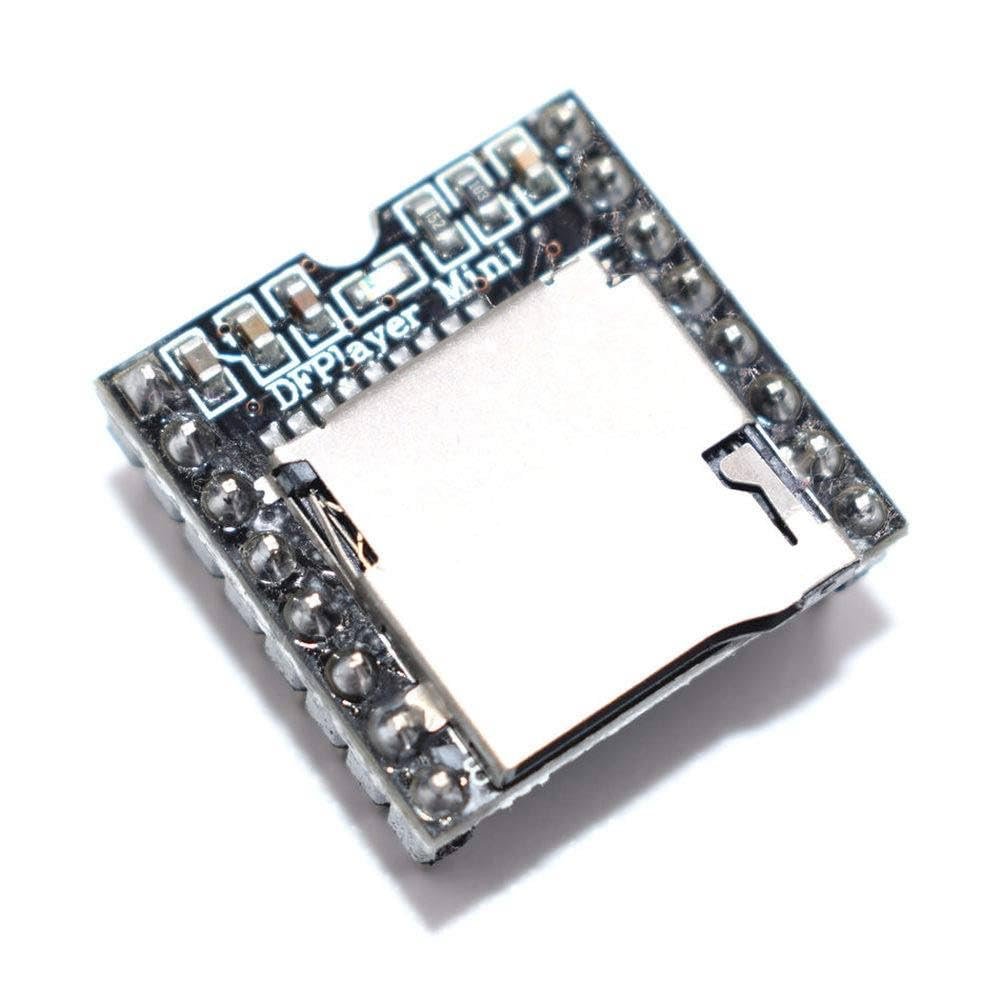 5PCS Mini MP3 Player Module with Simplified Output Speaker MP3-TF-16P B43