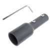 Aluminum Alloy Multifunctional Satellite Pole Mount Adapter, Sturdy Mount for V2 Satellite Equipment, Easy Installation for Home, Apartment, School view 1
