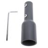 Aluminum Alloy Multifunctional Satellite Pole Mount Adapter, Sturdy Mount for V2 Satellite Equipment, Easy Installation for Home, Apartment, School view 2