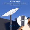 Aluminum Alloy Multifunctional Satellite Pole Mount Adapter, Sturdy Mount for V2 Satellite Equipment, Easy Installation for Home, Apartment, School view 3