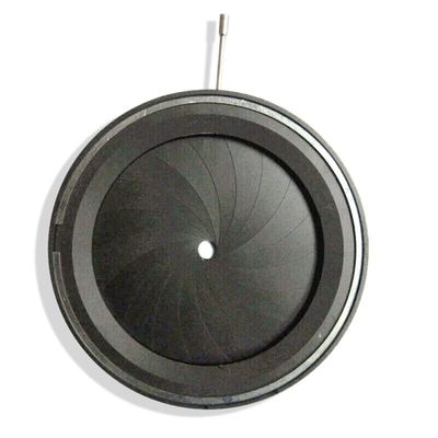 Microscope Accessories Kit 4-60mm Aperture Iris Diaphragm, Mechanical Iris Aperture Diaphragm 4-60mm Camera Microscope Condensor Module Microscope Slides