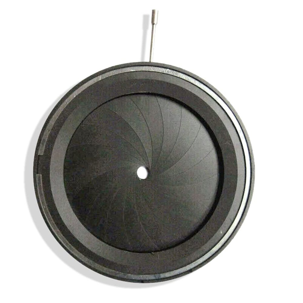 Microscope Accessories Kit 4-60mm Aperture Iris Diaphragm, Mechanical Iris Aperture Diaphragm 4-60mm Camera Microscope Condensor Module Microscope Slides