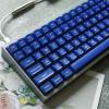 142 Keys PBT Doubleshot SA Keycaps Blue Translucent Keycaps Set Fit for 61/64/87/104/108 Cherry Mx Switches ISO ANSI Mechanical Keyboard view 1