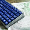 142 Keys PBT Doubleshot SA Keycaps Blue Translucent Keycaps Set Fit for 61/64/87/104/108 Cherry Mx Switches ISO ANSI Mechanical Keyboard view 2