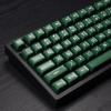142 Keys PBT Doubleshot SA Keycaps Dark Green Translucent Keycaps Set Fit for 61/64/87/104/108 Cherry Mx Switches ISO ANSI Mechanical Keyboard view 1