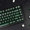 142 Keys PBT Doubleshot SA Keycaps Dark Green Translucent Keycaps Set Fit for 61/64/87/104/108 Cherry Mx Switches ISO ANSI Mechanical Keyboard view 3