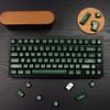 142 Keys PBT Doubleshot SA Keycaps Dark Green Translucent Keycaps Set Fit for 61/64/87/104/108 Cherry Mx Switches ISO ANSI Mechanical Keyboard view 4