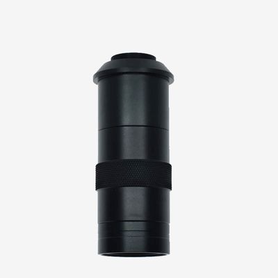 Microscope Accessories Kit Adjustable Magnification 100X 180X 200X 300X 600X Zoom C Mount Lens for HDMI-Compatible VGA USB Industry Video Microscope Camera Microscope Slides(8X-130X)