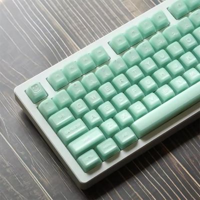 142 Keys Doubleshot SA Keycaps Translucent Keycaps Set Fit for 61/64/87/104/108 Cherry Mx Switches ISO ANSI Mechanical Keyboard