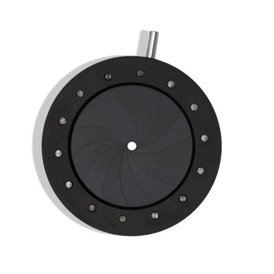 Microscope Accessories Kit 1.5-25mm Amplifying Diameter Metal Zoom Optical Iris Diaphragm Aperture Condenser for Digital Camera Microscope Adapter Microscope Camera Parts Microscope Slides